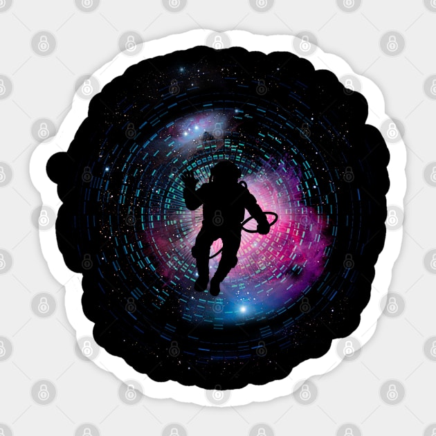 Astronaut spin Sticker by Aldebaran